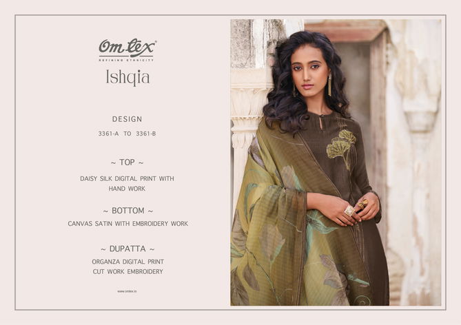 Ishqia By Omtex 3361 Series Wholesale Dress Material manufacturers